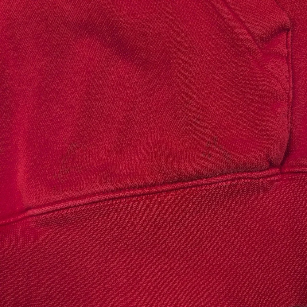 Vintage Nike Sweatshirt Mens XL Red Hoodie ‎ Pocket Athletic Street Wear Comfort